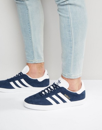 adidas Originals Gazelle Tamnoplave - Muške Tenisice | 83074NDPM